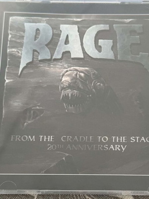 Rage From The Cradle To The Stage 2CD promo used, metal