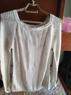 Esmara white mesh sweatshirt used