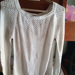 Esmara white mesh sweatshirt used