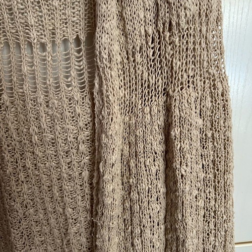 Attrattivo women's knitted cardigan used, size M, beige