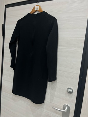 Zara blouse dress used, wool, black, A-line, size L