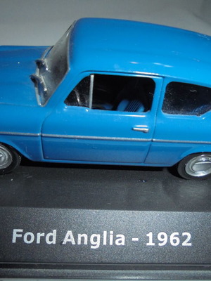 Μινιατούρα αυτοκίνητο Ford Anglia 1962 καινούργιο, μπλε
