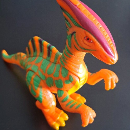 Parasaurolophus dinosaur collectible used, Kenner 1997