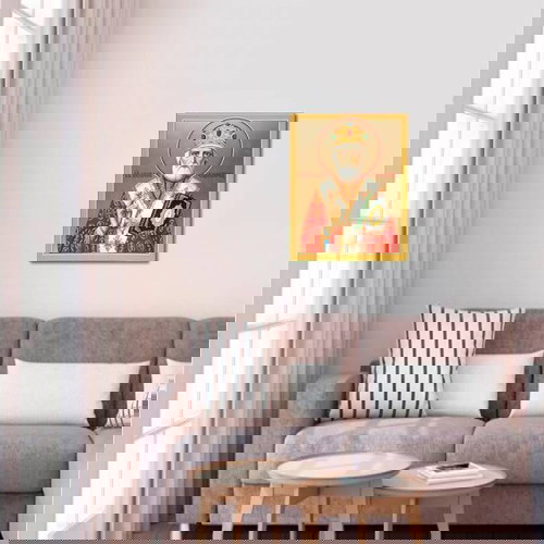 Κατασκευή Ψηφιδωτού kit Άγιος Νικόλαος 40cm X 50cm με Κορνίζα
