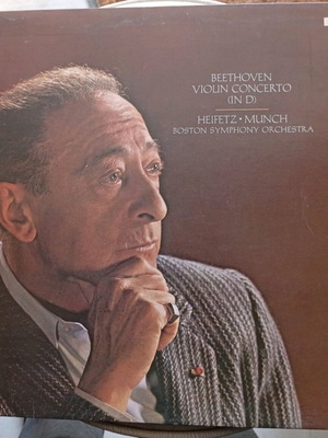 Beethoven Violin Concerto in D major used, Heifetz, Munch, RCA