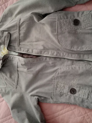 Bomber jacket used, spring, gray, size S