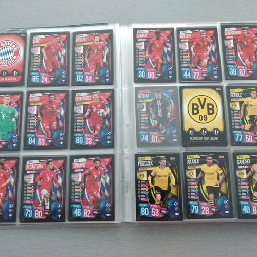 UEFA Champions League Topps Match Attax Season 19/20 trading cards bundle used