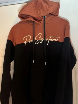 Sweatshirt like new, size S, black and orange
