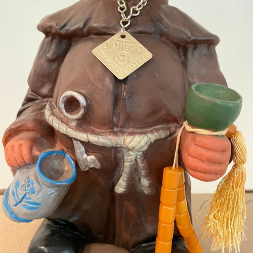 Vintage Heico original Western Germany monk doll new
