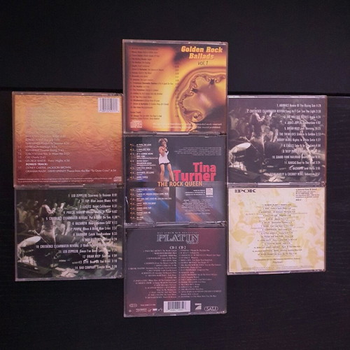 Rock CDs used, pack of 7