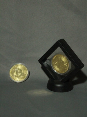 BTC coin new, set of 2 for decoration