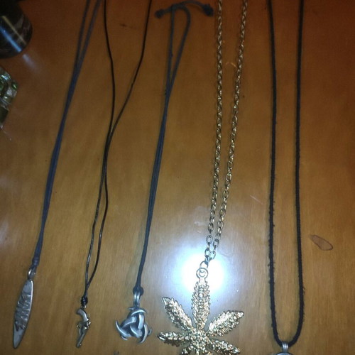 Necklaces set of 5 new