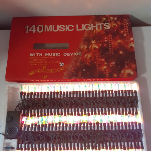 Christmas music lights