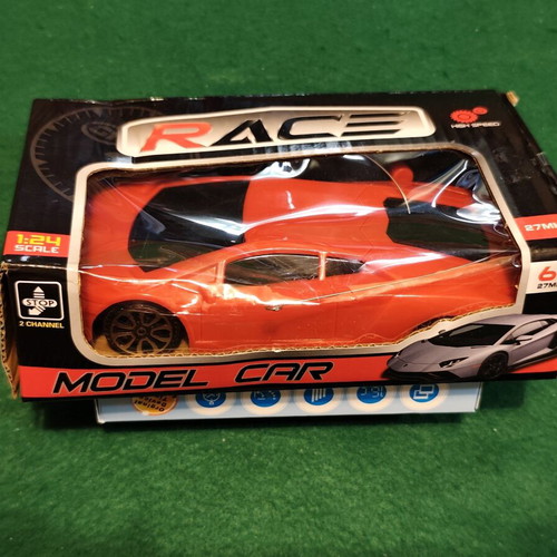Race Model Car 1:24 remote control car, red