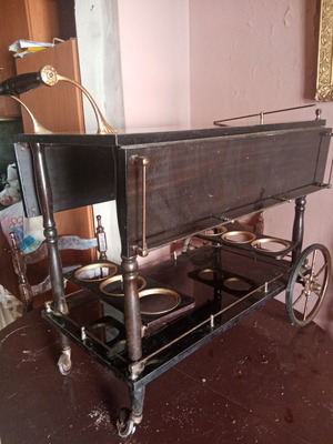Vintage drink trolley used