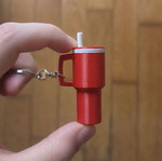 Mini 3D Printed Water Bottle Keychains