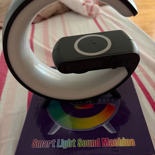 G63 Smart Light & Sound Machine with Wireless Charger and Bluetooth Speaker