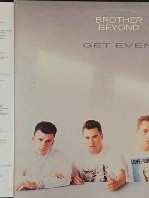 Brother Beyond Get Even LP μεταχειρισμένο, UK 80's Europop