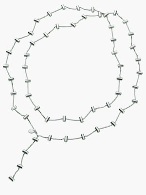 Swatch Bijoux Lustro Long Necklace stainless steel, like new