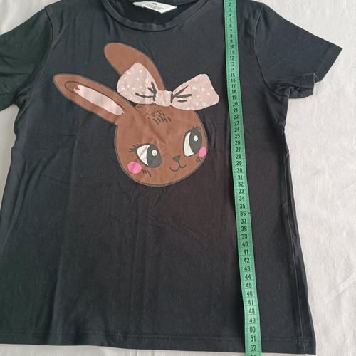 H&M kids set jeans wide leg and t-shirt girl 8-10 years like new