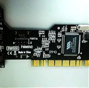 Sweex 3+1 Port FireWire Card PCI  - ΚΑΡΤΑ ΕΣΩΤΕΡΙΚΗ FireWire FW005V2