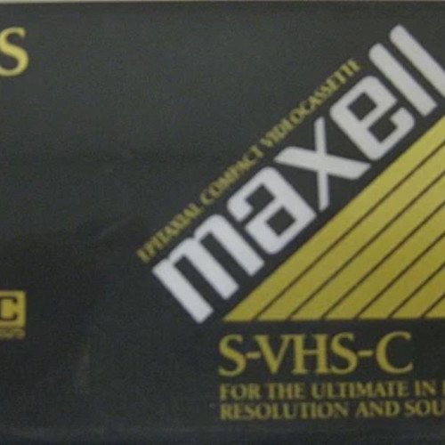 Maxell S-VHS-C XRS-30 νέα βιντεοκασέτα