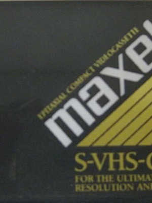 Maxell S-VHS-C XRS-30 νέα βιντεοκασέτα