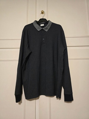 Zara men's polo shirt gray like new, size L