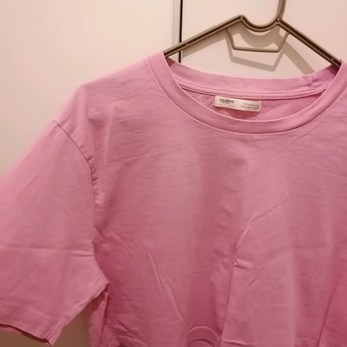 T-shirt short sleeve women's pink Pull and Bear like new