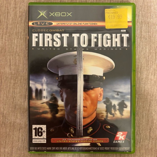 First to Fight Xbox Original German used complete