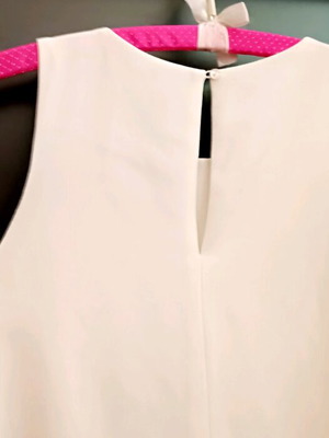 Zara white mini dress A-line, like new