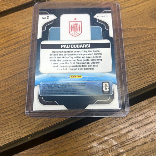 2026 Panini Prizm World Cup Cubarsi Global Reach Silver Spain card new
