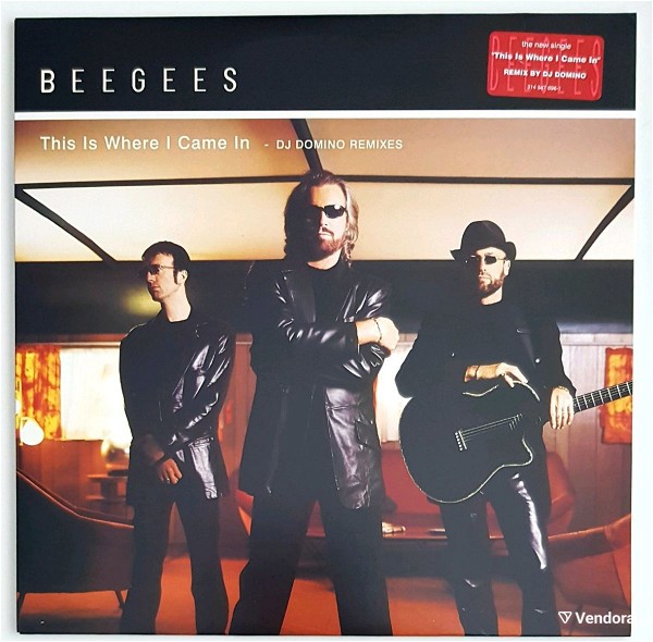  BEE GEES - THIS IS WHERE I CAME IN (DJ DOMINO REMIXES) 12"MAXI SINGLE