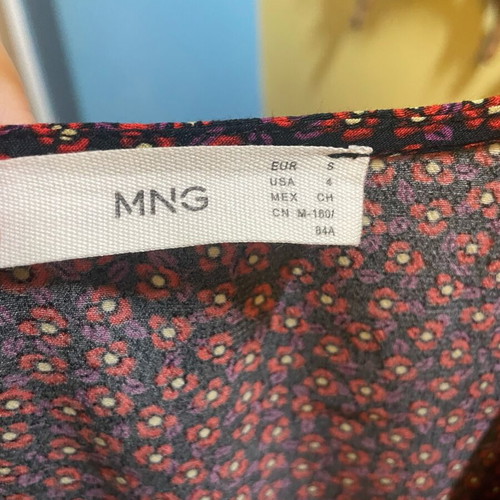 Mango dress size S like new, long sleeve multicolor