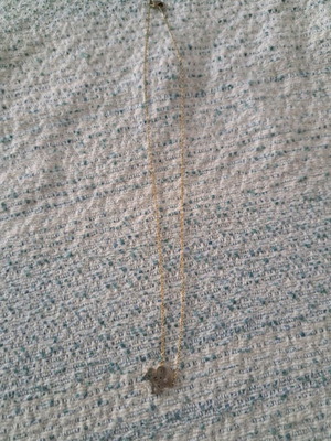 Crescent moon and pirate pendant necklace