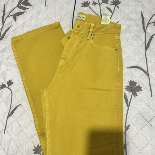 Pepe Jeans women's yellow pants size 28/30 new with tag