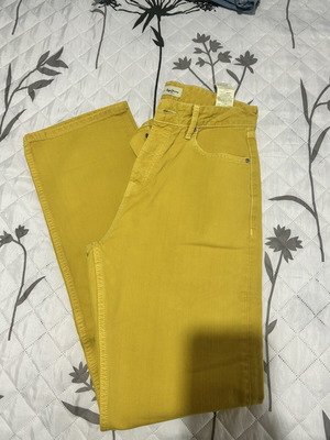 Pepe Jeans women's yellow pants size 28/30 new with tag