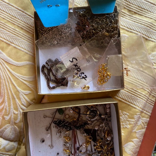 Jewelry clasps and rings used, assorted