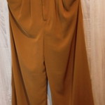 Stradivarius wide-leg pants, orange, size M