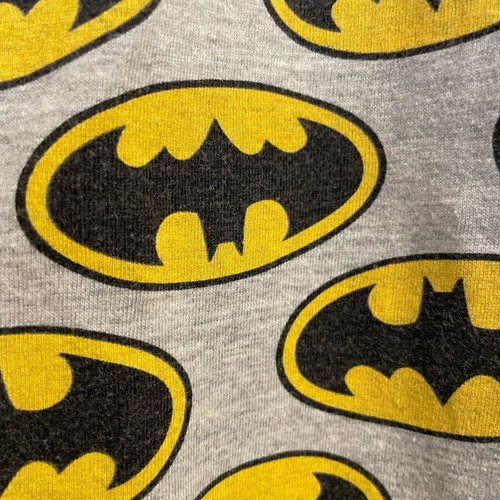 Batman pyjama bottom used, size 8-9, grey and yellow