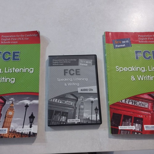 FCE Speaking, Listening & Writing Books and Audio CDs like new
