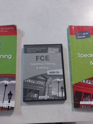 FCE Speaking, Listening & Writing Books and Audio CDs like new