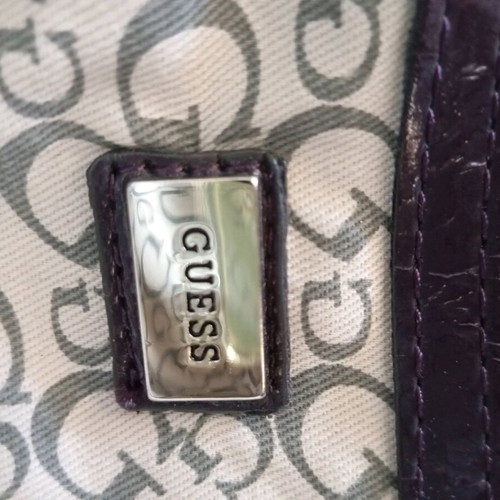 Guess shoulder bag used, purple, crossbody