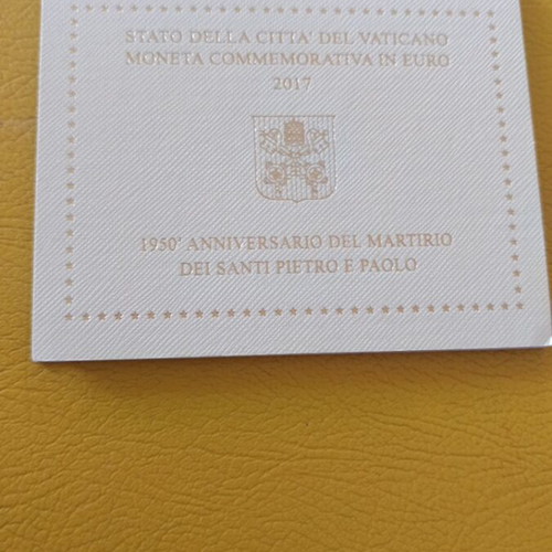 Vatican 2017 2 Euro Martyrdom of Peter and Paul coin new