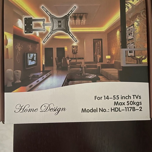 HDL-117B-2 wall TV mount new, up to 50kg and 46’’