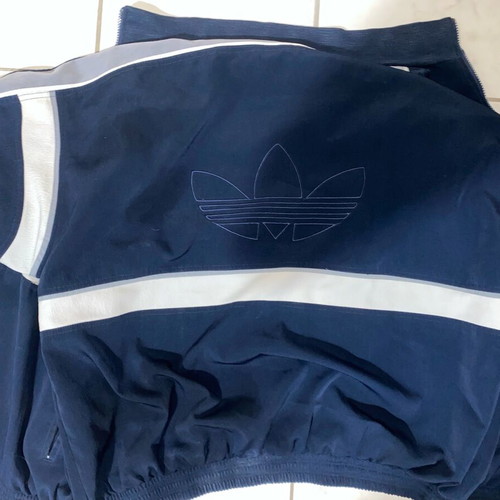 Vintage Adidas Equipment tracksuit set used, blue/grey, XXL