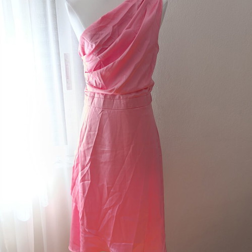 Pink Midi Wonderful Satin Dress, party dress, TFNC LONDON, Medium