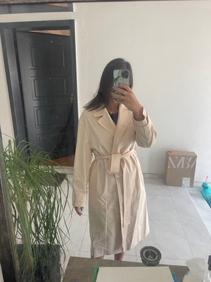 My T Wearables spring coat pink-salmon new, size M