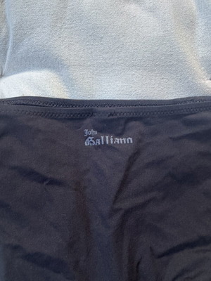 John Galliano bikini black new, women's size S