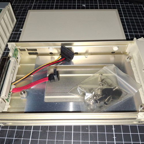 3.5" SATA external disk case, retro